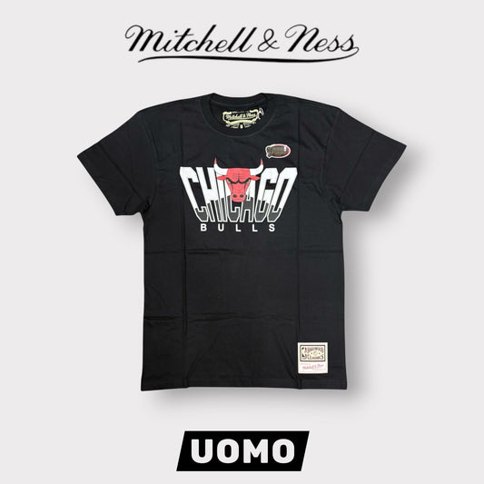 MITHCHELL&NESS- T-shirt Chicago Bulls, col.Nero