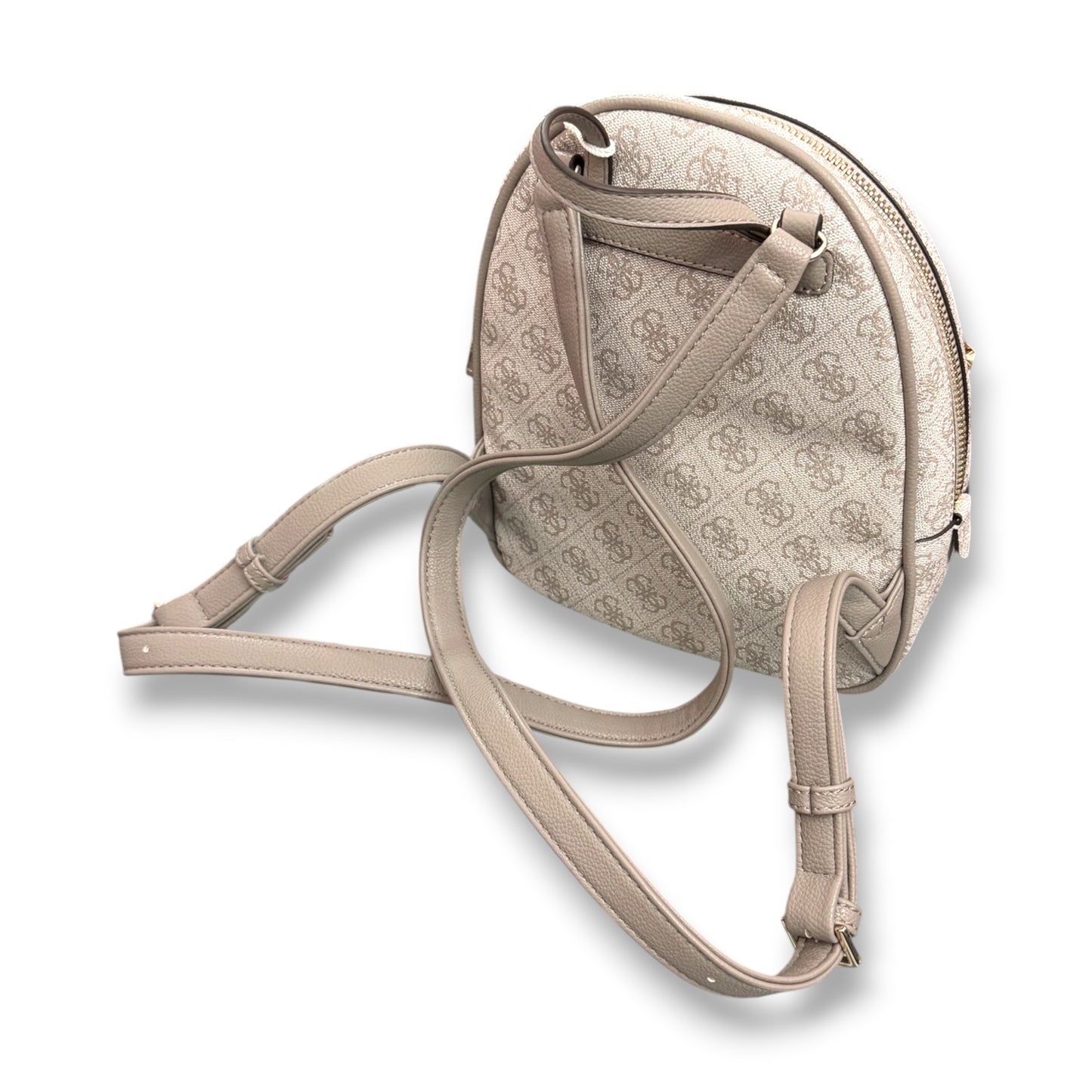 GUESS- Zaino Donna, Group:Manhattan II, (dimensione piccola), Col.Dark Taupe Logo