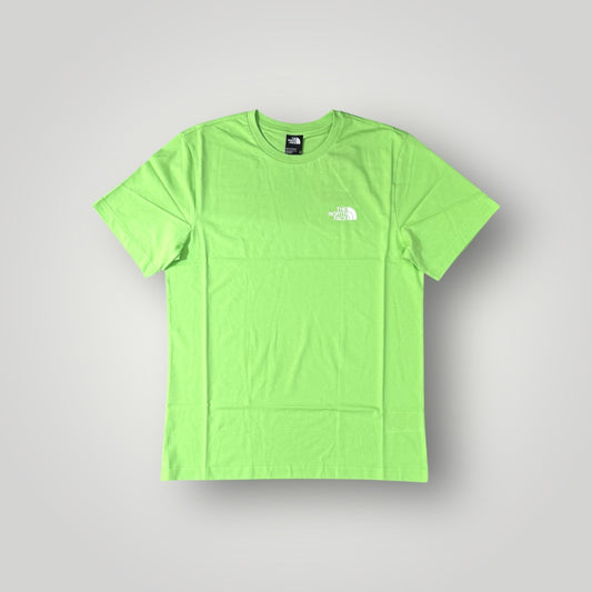 T-shirt THE NORTH FACE Uomo, Simple Dome tee, con logo lato cuore Col.Lime