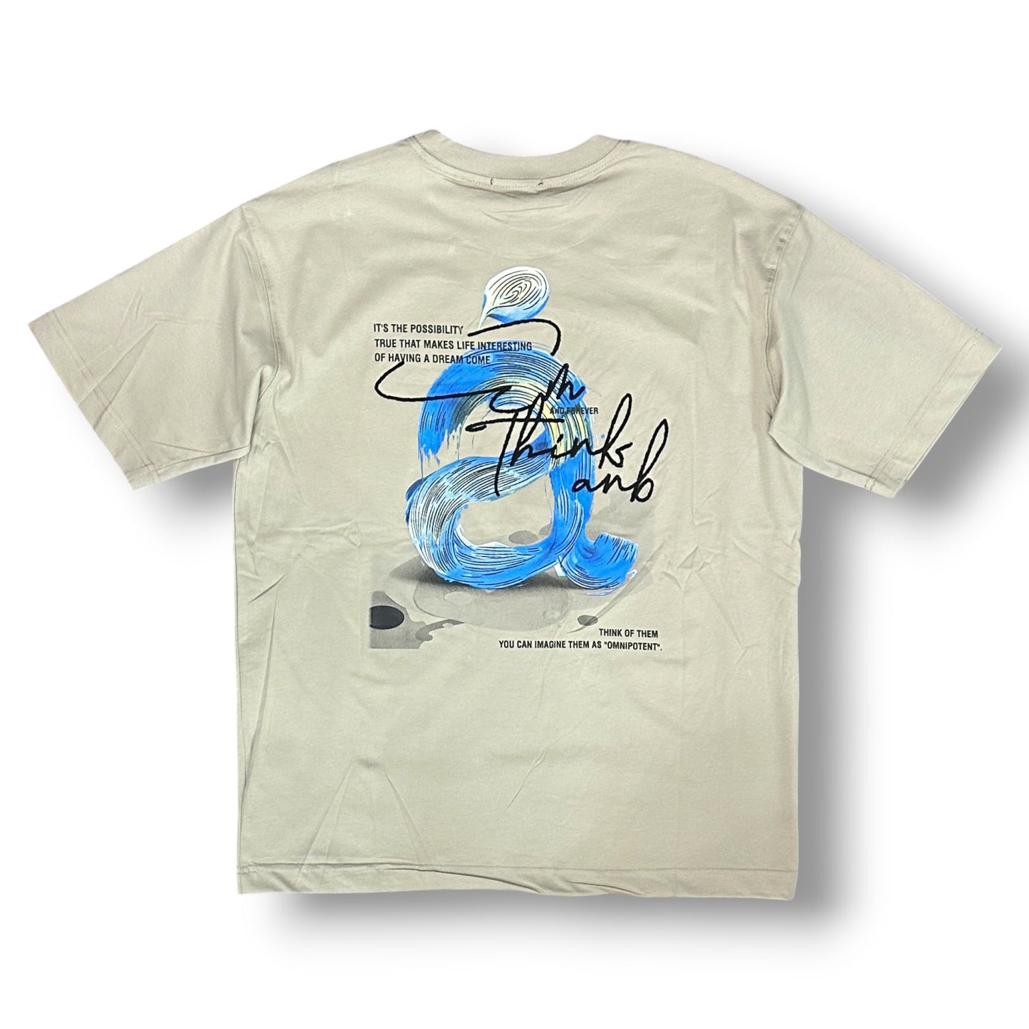 X-FEEL - Completino estivo Uomo con stampa schienale, Col.Beige