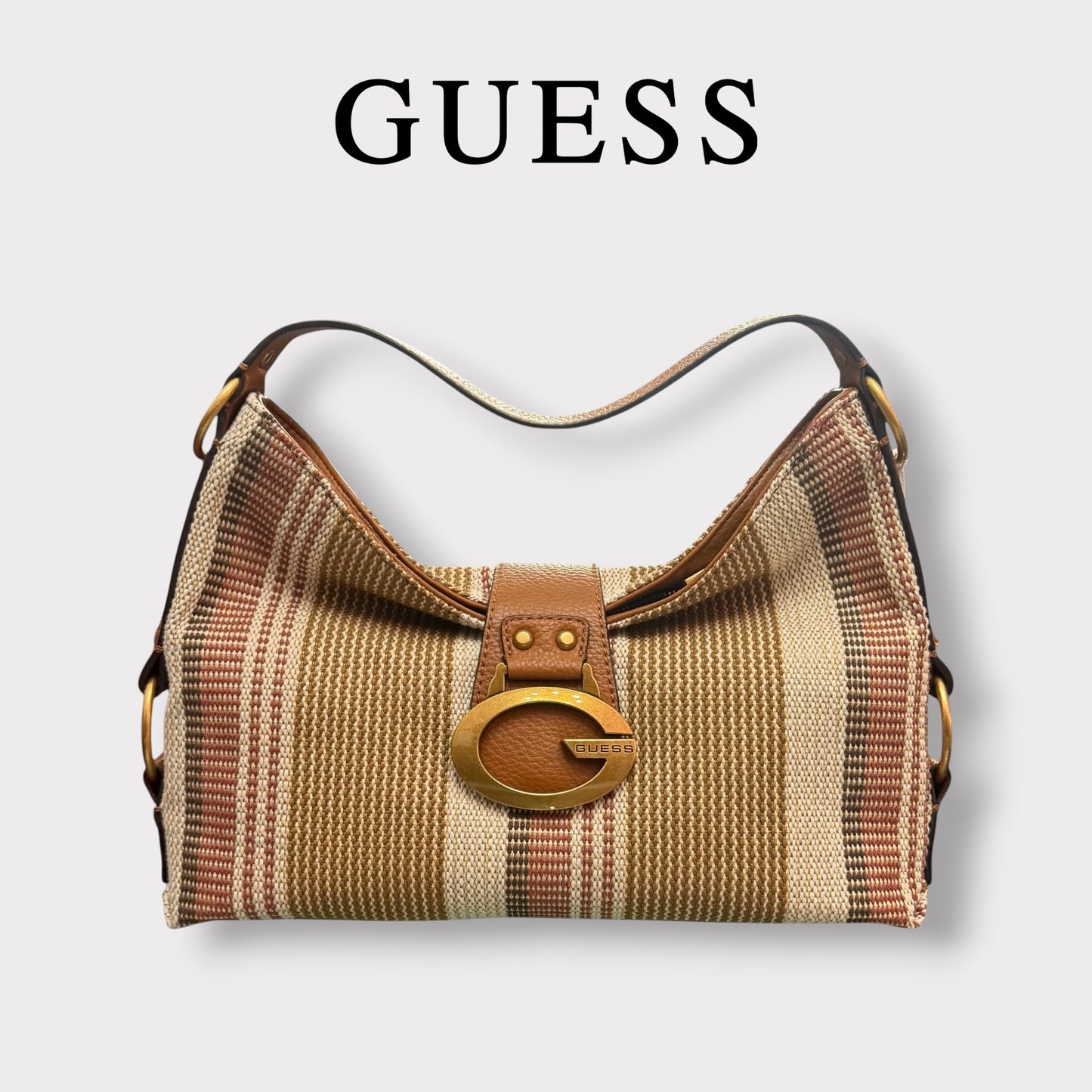 GUESS- Borsa Donna, Group:CAMDEN, Col.COGNAT MULTI