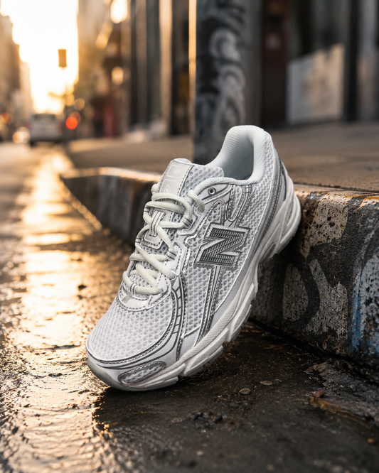 NEW BALANCE 740 - GS, Col.Bianco/Argento