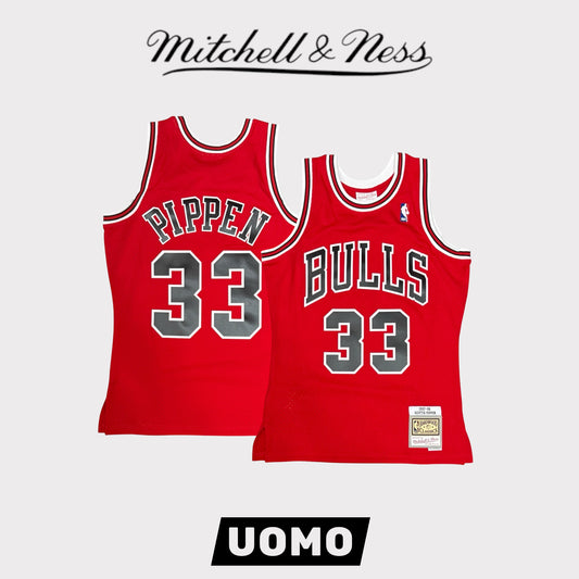 MITHCHELL&NESS- Canotta Chicago Bulls, (33-Scottie Pippen)