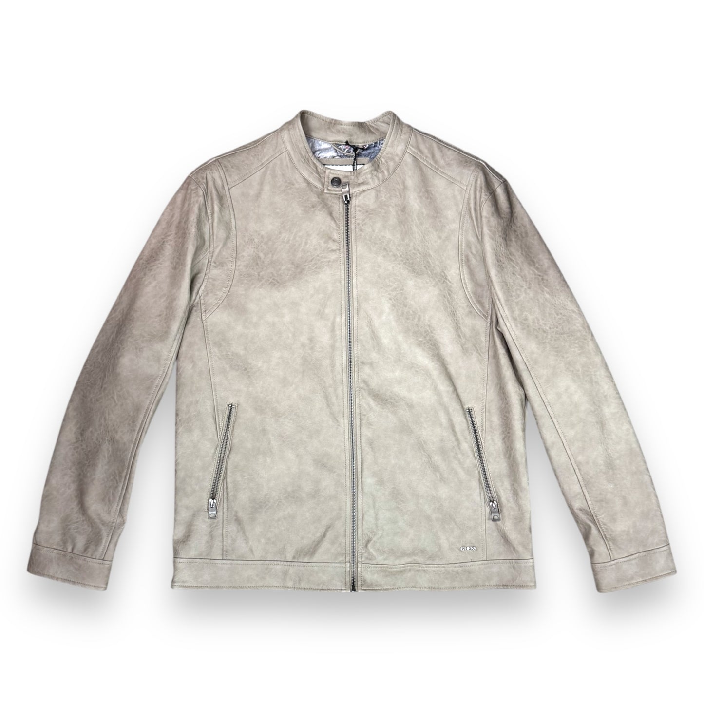 Giubbotto GUESS Uomo in ecopelle, Col.Beige