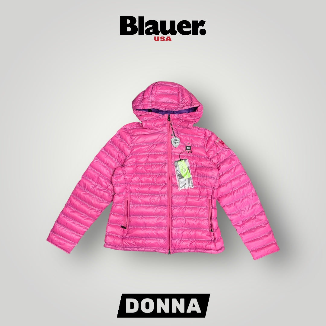 Giubbotto Blauer Donna, 70 grammi con cappuccio,(imbott.Ovatta), Col.Magenta