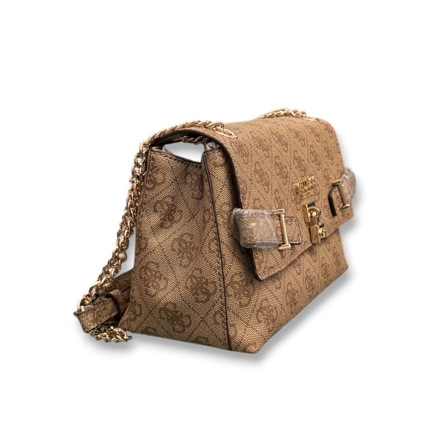GUESS- Borsa Donna, Group:YESBA, Col.LATTE LOGO