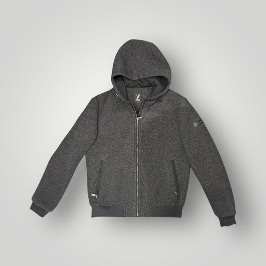 Giubbotto YES-ZEE Uomo in lanetta con cappuccio, col.Grigio