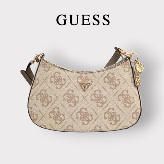 GUESS- Borsa Donna, Group:NOELLE II, Col.DARK TAUPE LOGO