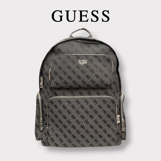 GUESS- Zaino Uomo, logato, Col.Grigio Scuro