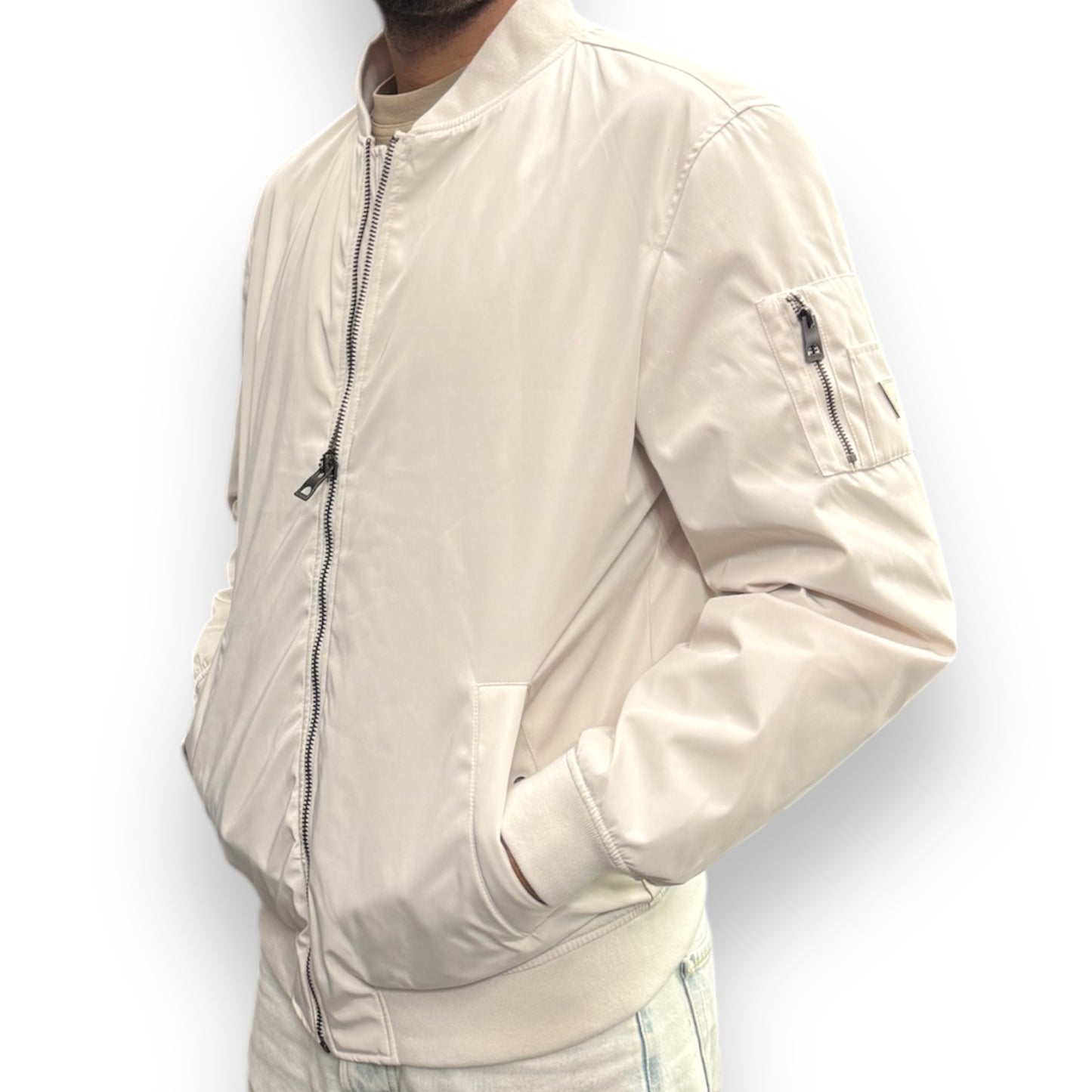 Bomber GUESS Uomo, mod.Aviator col.Panna