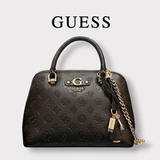 GUESS- Borsa Donna, Group:DITA, (dimensione piccola), Col.Black logo