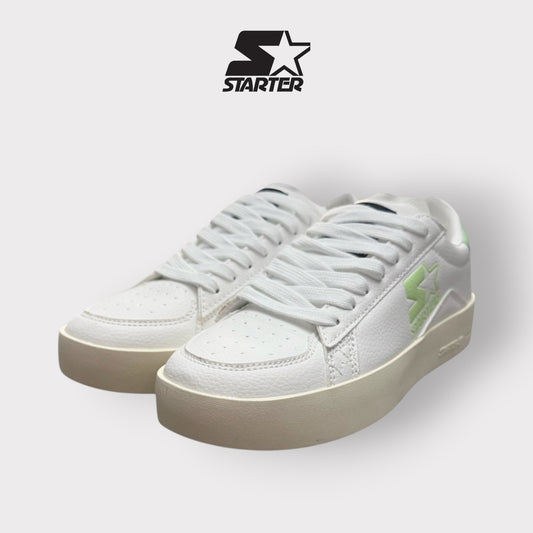 STARTER- Scarpe, STBC-01, Col.WHITE/LT GREEN