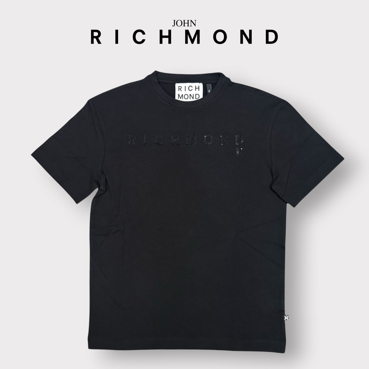 JOHN RICHMOND- T-shirt Donna, Oversize Fit, col.Nero