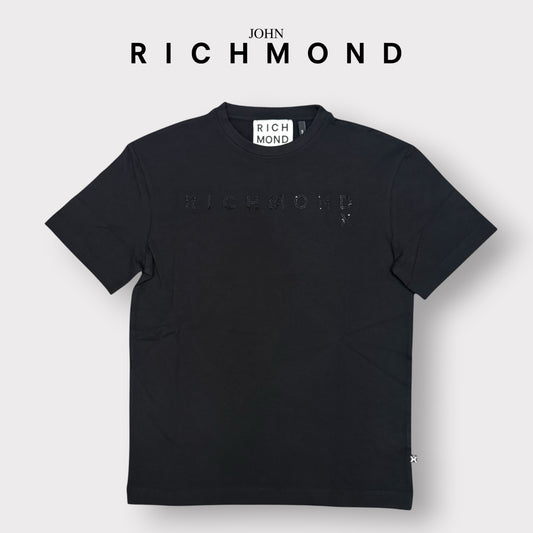JOHN RICHMOND- T-shirt Donna, Oversize Fit, col.Nero