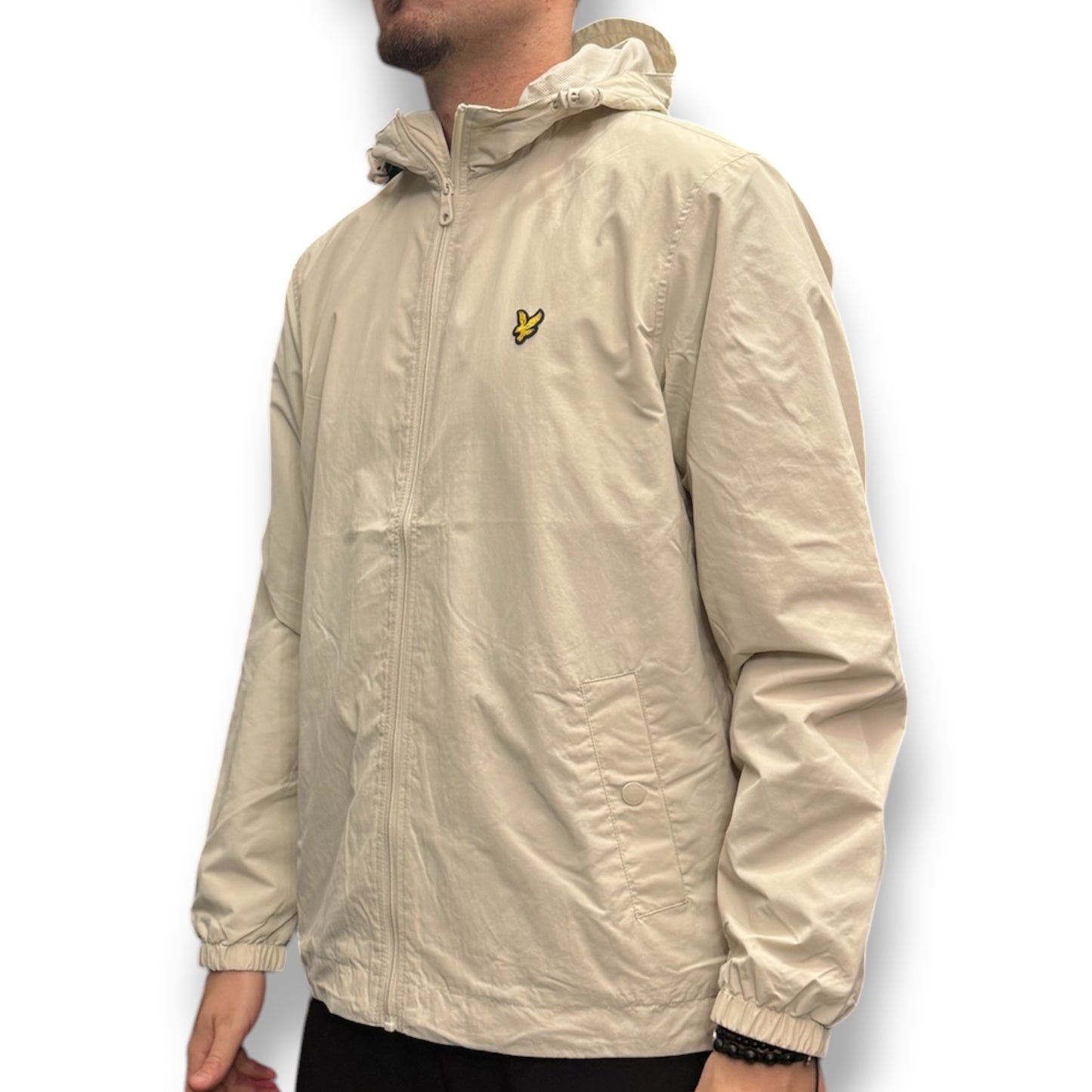 LYLE & SCOTT-Giubbotto Uomo, con cappuccio, mod.Zip through hooded Jacket, col.Cove