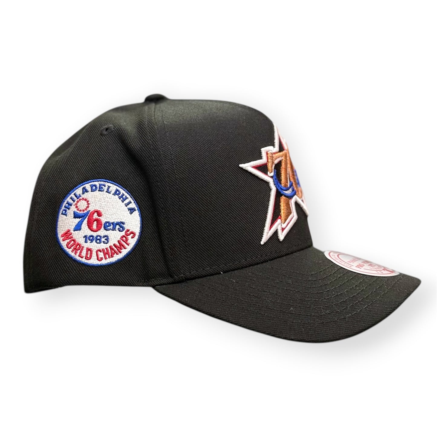 MITCHELL&NESS-Cappello PHILADELPHIA 76ERS, Col.Nero