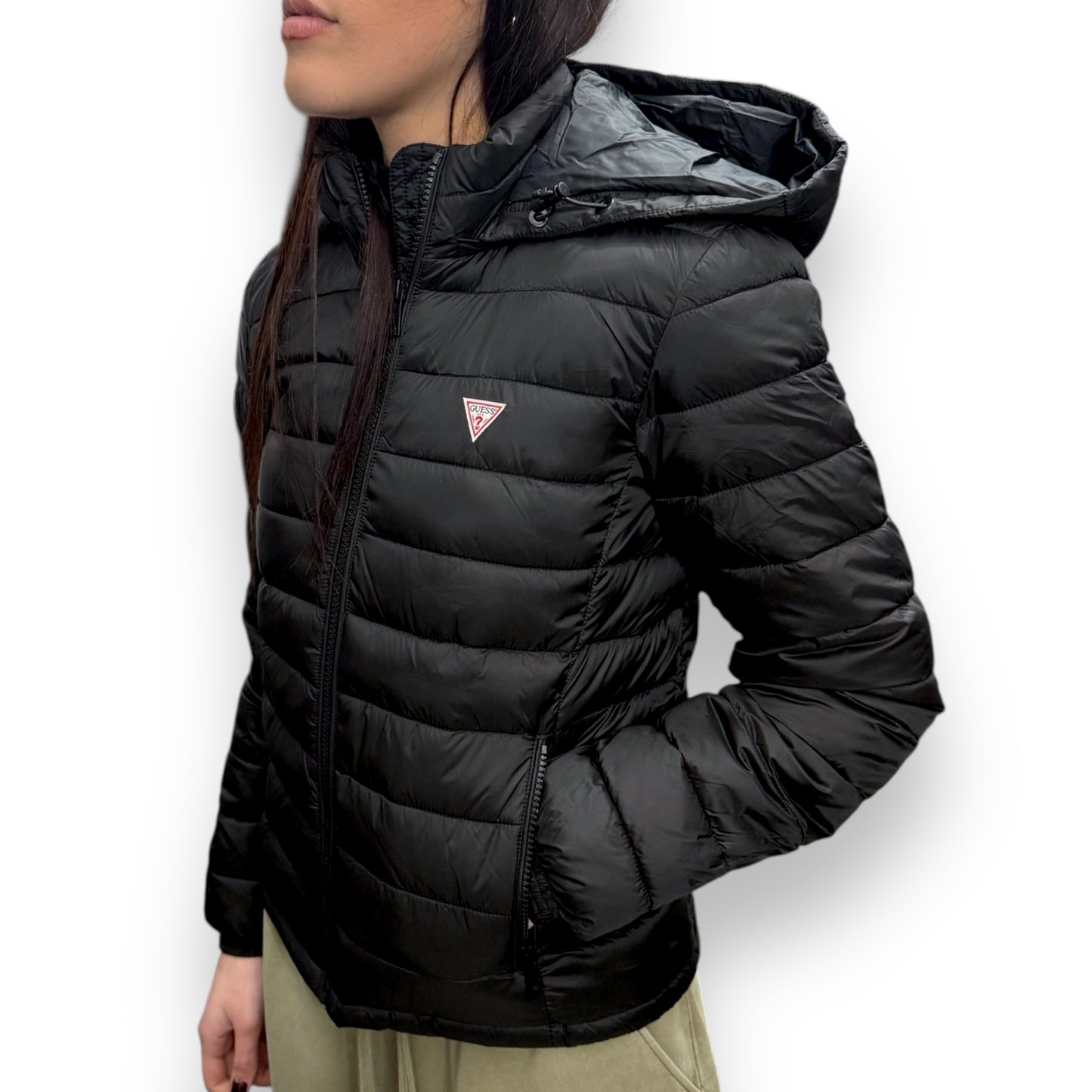 Piumino 70grammi GUESS Donna, Col.Nero