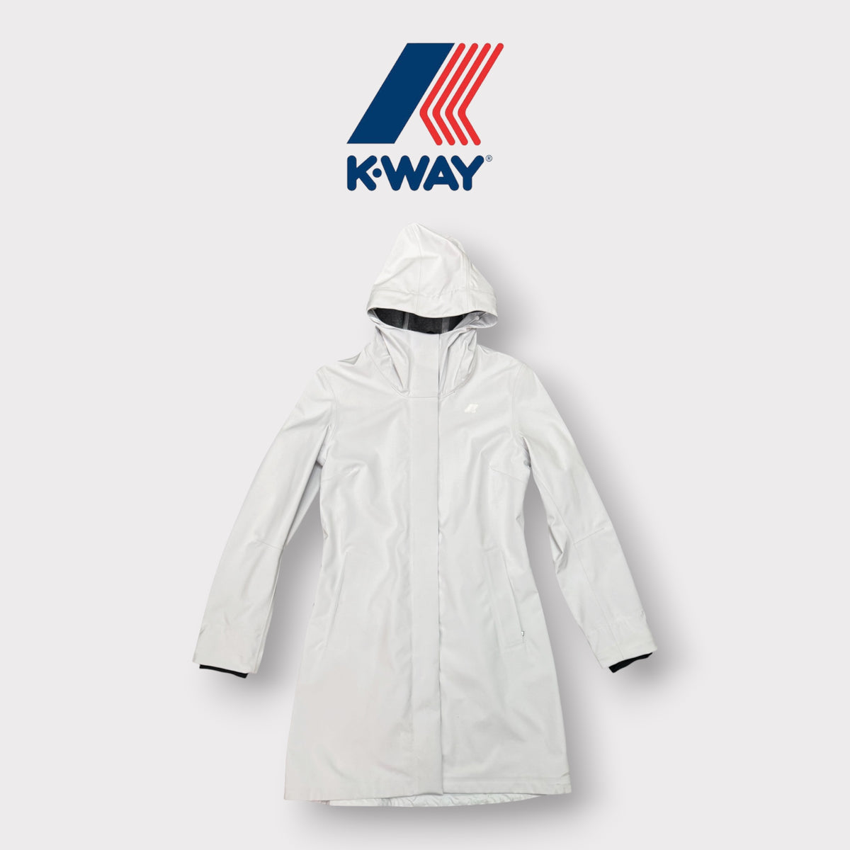 KWAY- Giubbotto Donna, mod.Stephy Bonded Jersey, col.White