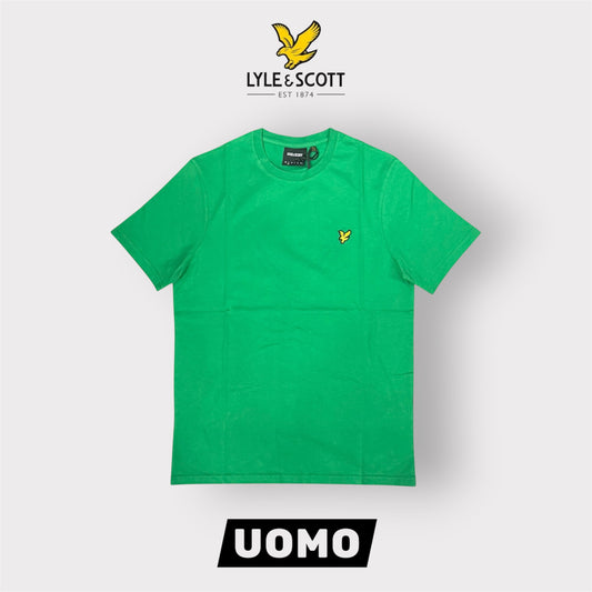 LYLE & SCOTT- T-Shirt Uomo Regular Fit, Col.Jolly Green