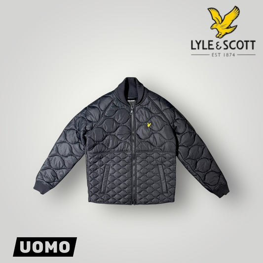 Giubbotto  LYLE&SCOTT mod.trama ad onde, Col.Nero