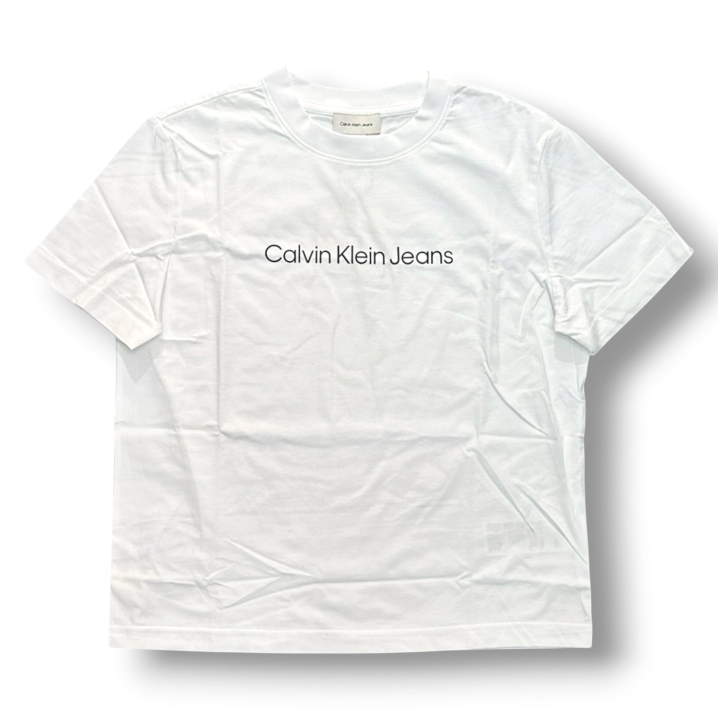 CALVIN KLEIN- T-shirt Donna, con stampa frontale, Regular Fit, col.Bianco