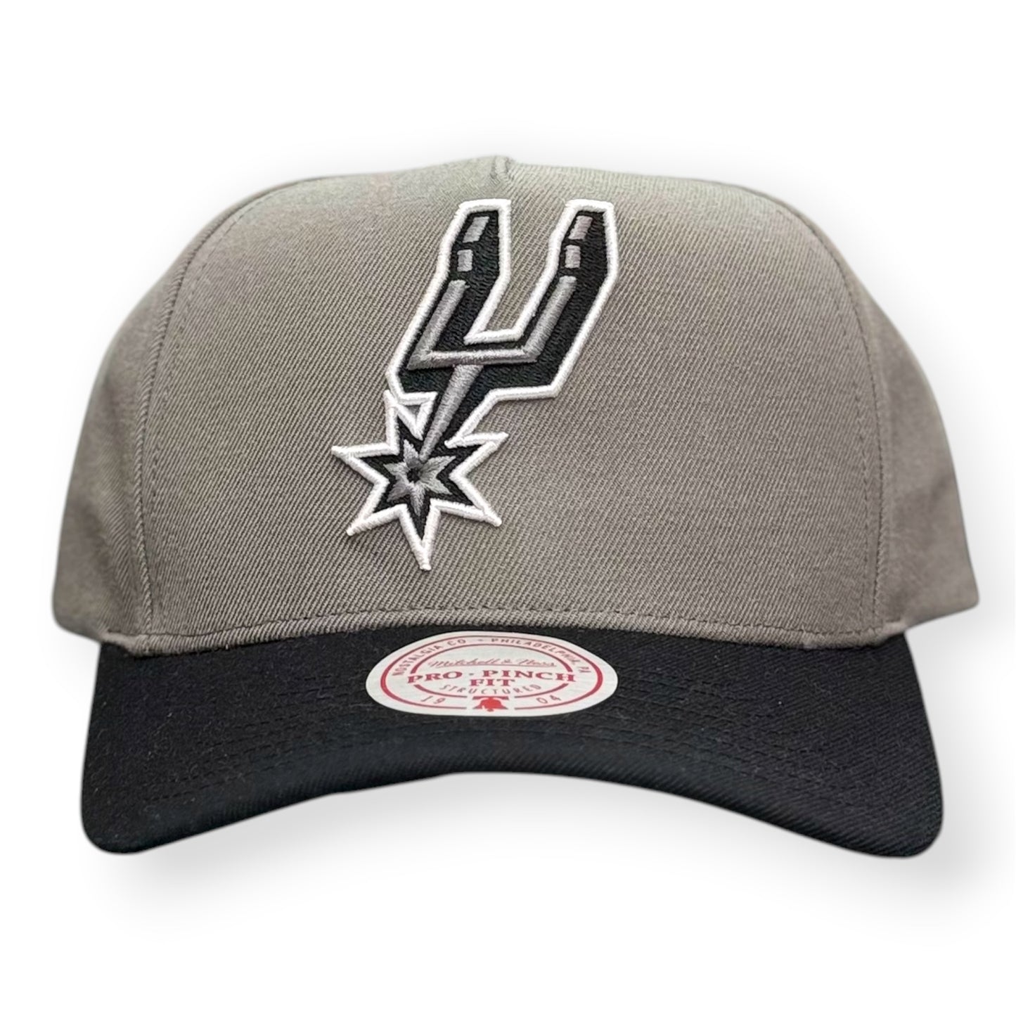 MITCHELL&NESS-Cappello SAN ANTONIO SPURS, Col.Grigio/Nero