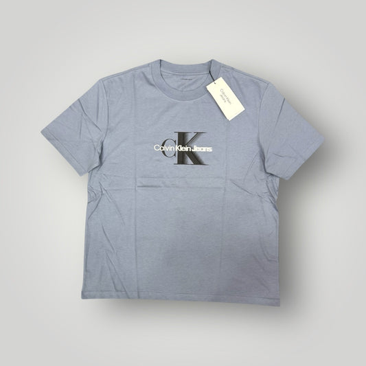 T-shirt CALVIN KLEIN, con stampa frontale nera, Col.Tempest