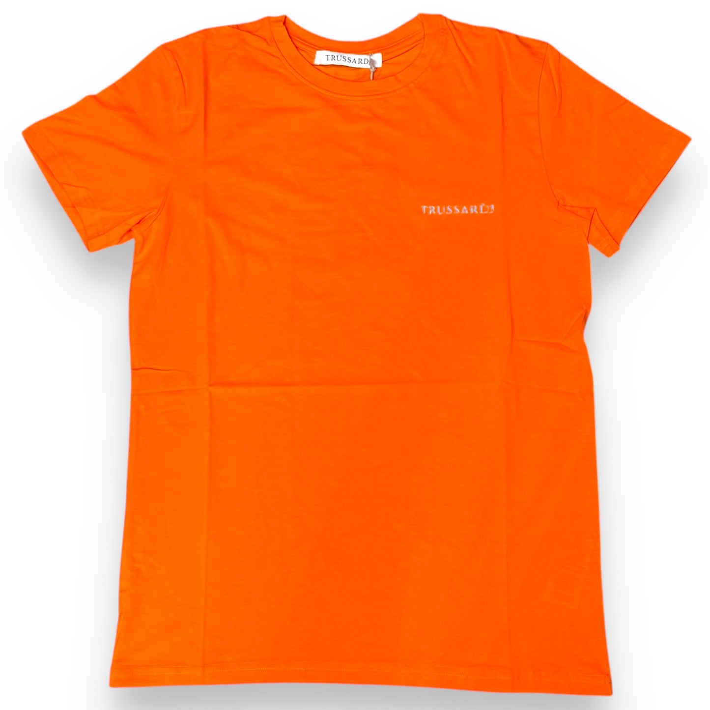 T-shirt TRUSSARDI, con stampa lato cuore, Col.Arancione