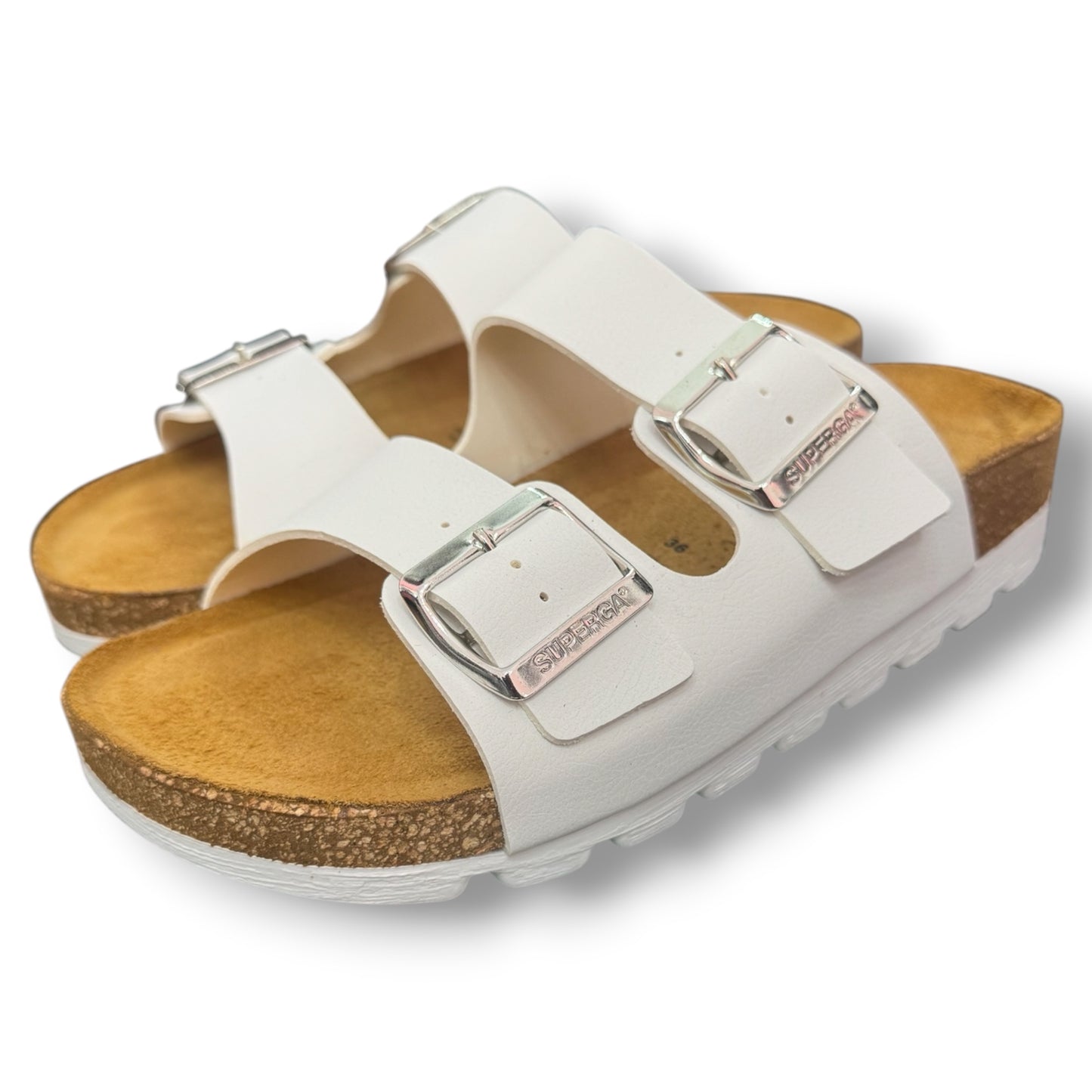SUPERGA- Scarpe Donna, con platform, col.Bianco