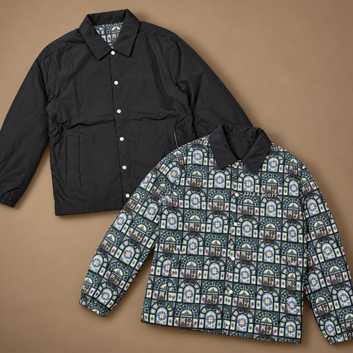LYLE&SCOTT- Giubbotto Uomo, mod.giacca, reversibile, Col.Nero