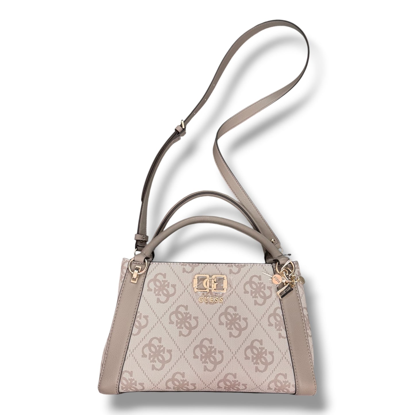 GUESS- Borsa Donna, Group:KARNILLA LOGO, Col.Dark Taupe Logo