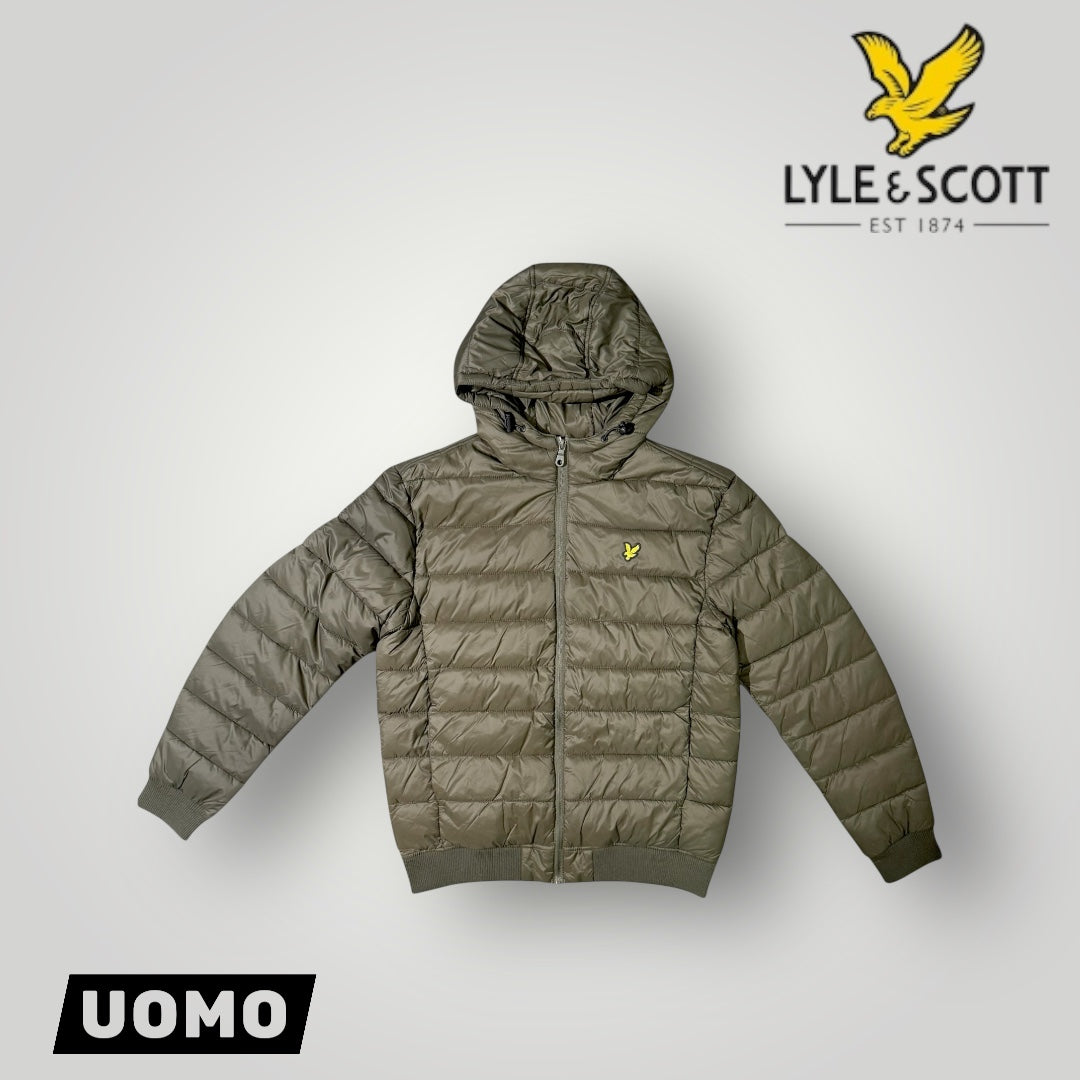 Piumino LYLE SCOTT con cappuccio, Col.Verde