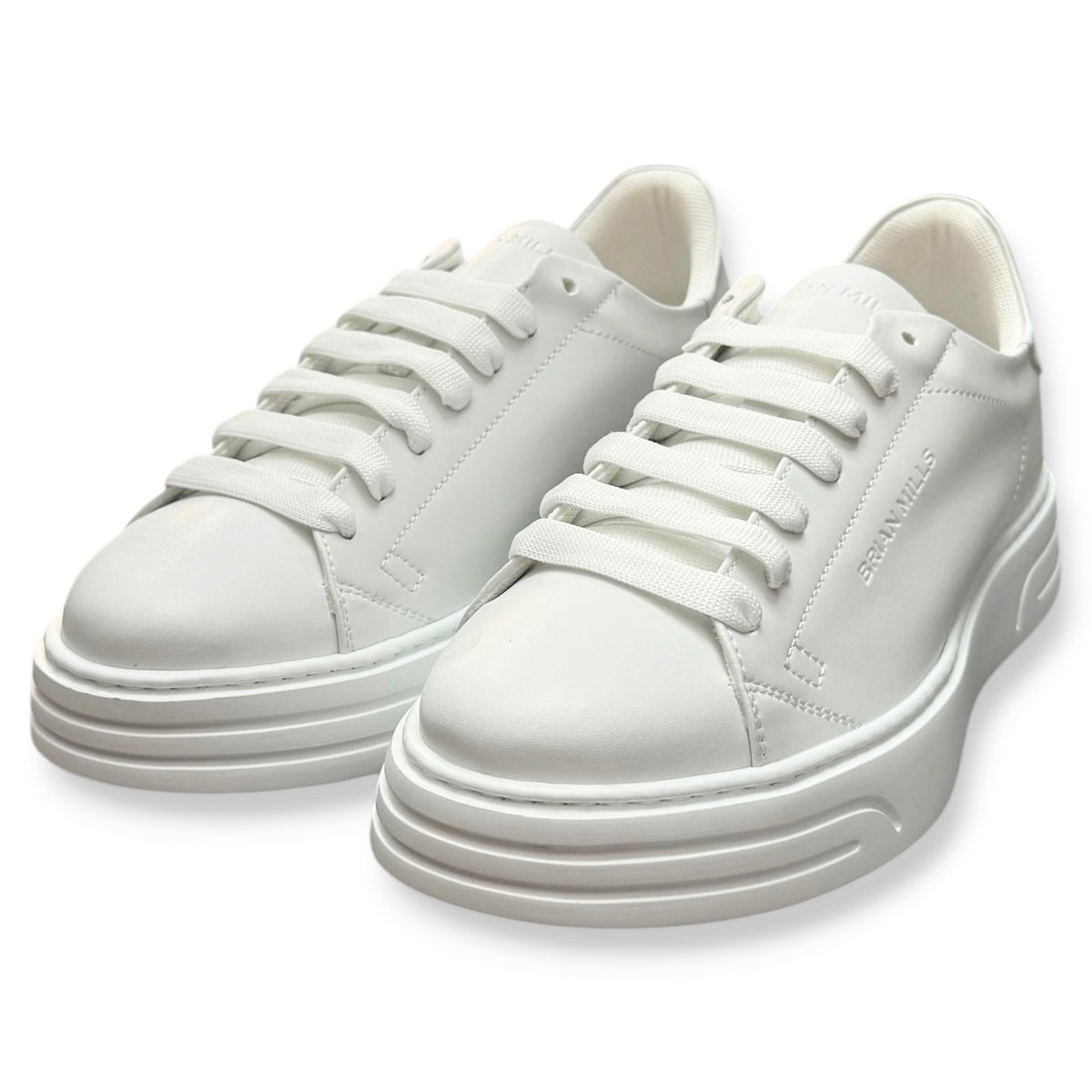BRIAN MILLS- Scarpe Uomo, mod.573, Col.Bianco