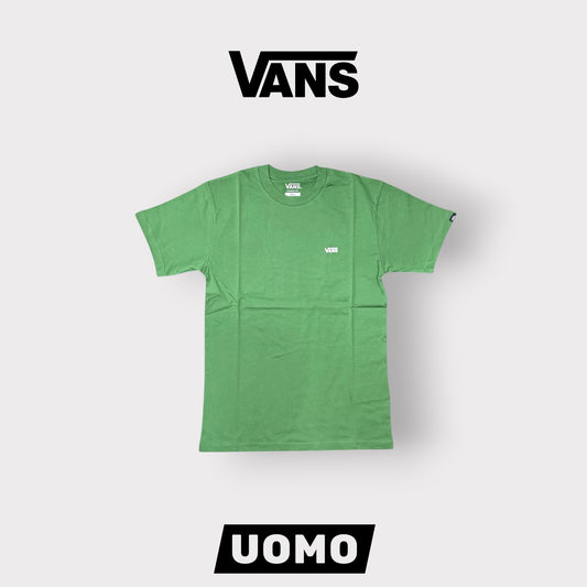 VANS- T-Shirt Uomo,Classic Fit con logo lato cuore, Col.Verde