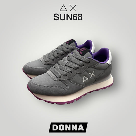 Scarpe SUN68 Donna, mod.Ally Solid, col.Grigio Medio