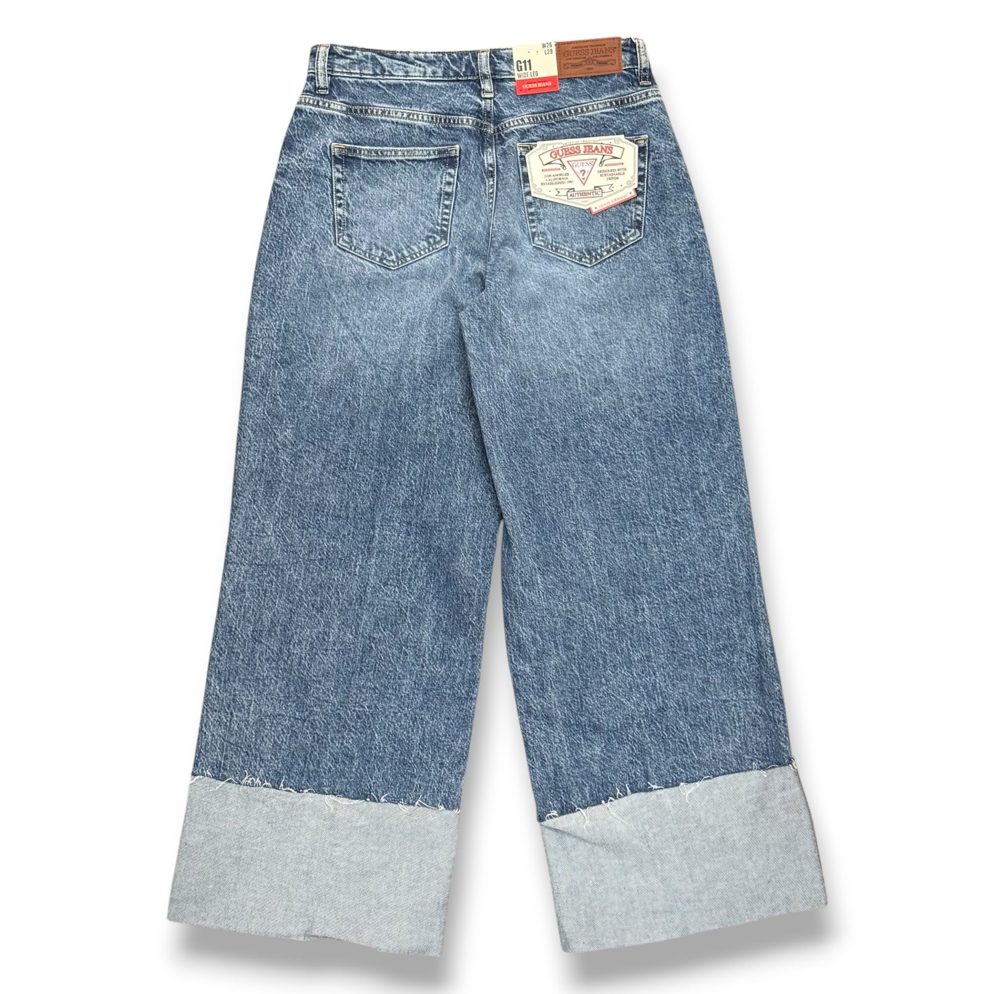 GUESS JEANS - Pantalone Donna, mod.Wide Leg, (L30)
