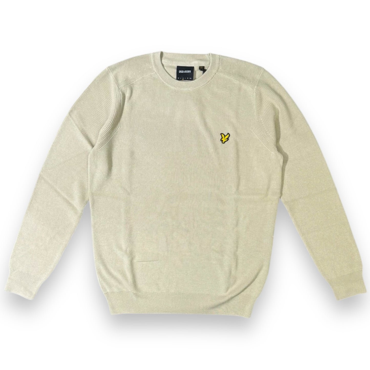 Maglioncino LYLE & SCOTT a Costine UOMO, 60% Cotone e 40% Viscose, col.Grey Taupe