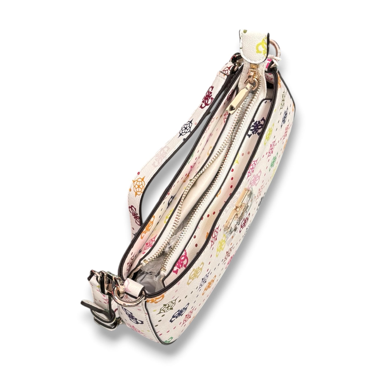 GUESS- Borsa Donna, Group:EMILIE LOGO, Col.MULTILOGO