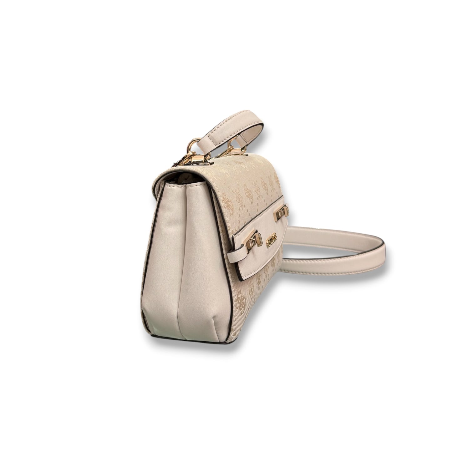 GUESS- Borsa Donna, Group:MELINDA LOGO, Col.OFF WHITE LOGO