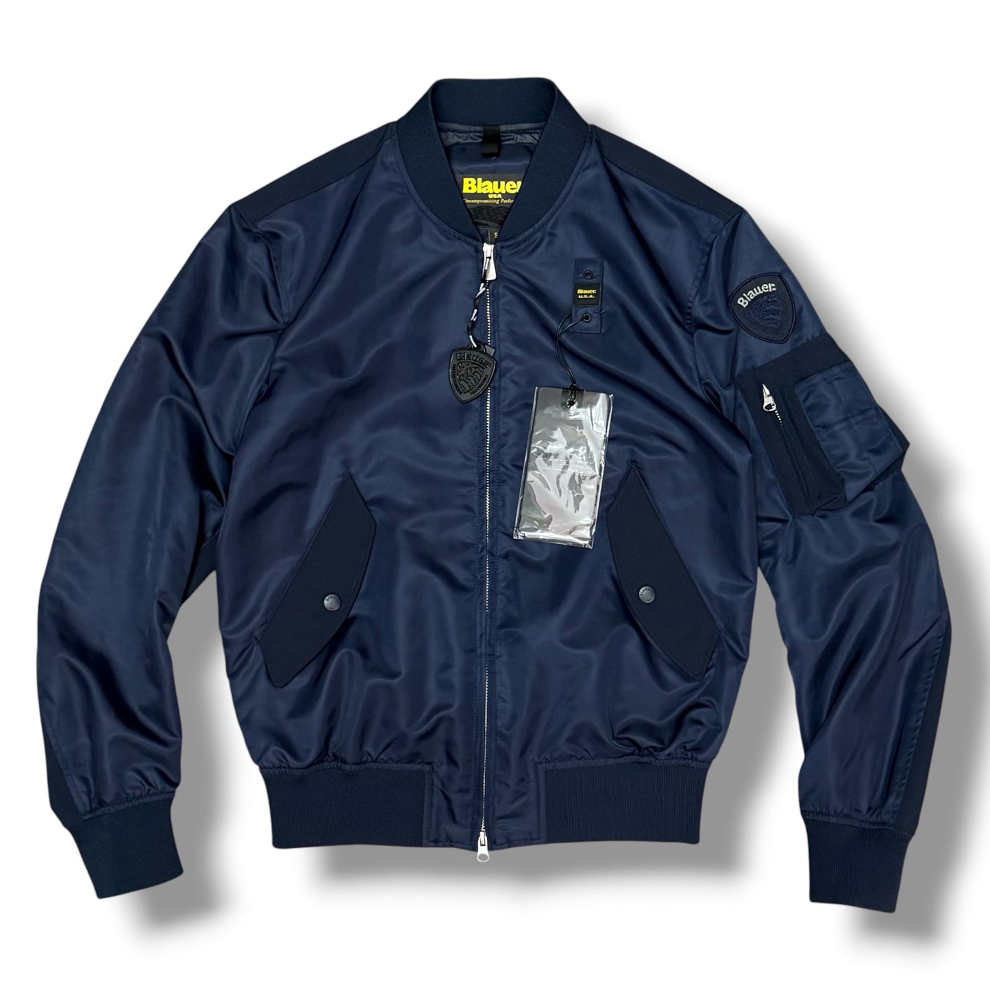 Giubbotto BLAUER Uomo, mod.bomber, Col.Blu
