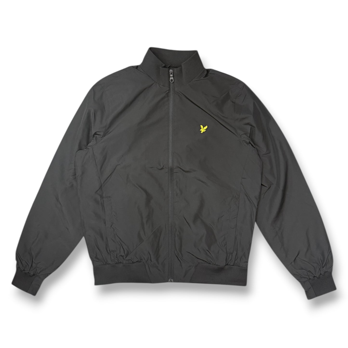 LYLE & SCOTT-Giubbotto Uomo, con cappuccio, mod.Funnel Neck Shell Jacket, col.Jet Black