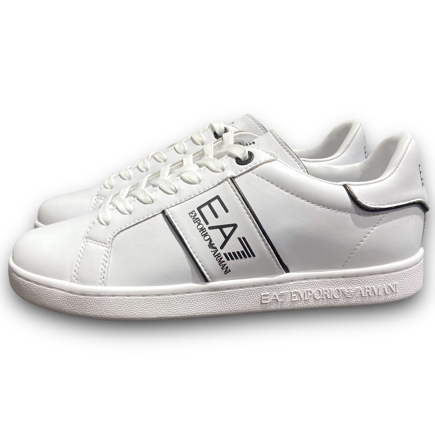 Scarpe EA7 EMPORIO ARMANI Uomo, col.Bianco/Nero, (veste grande)