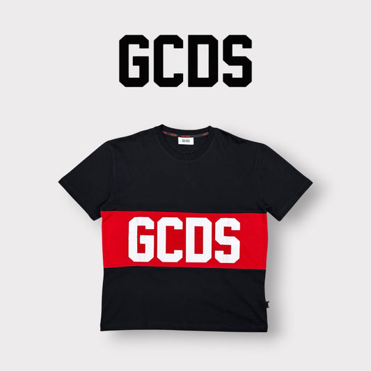 GCDS- T-shirt, col.Nero/Rosso