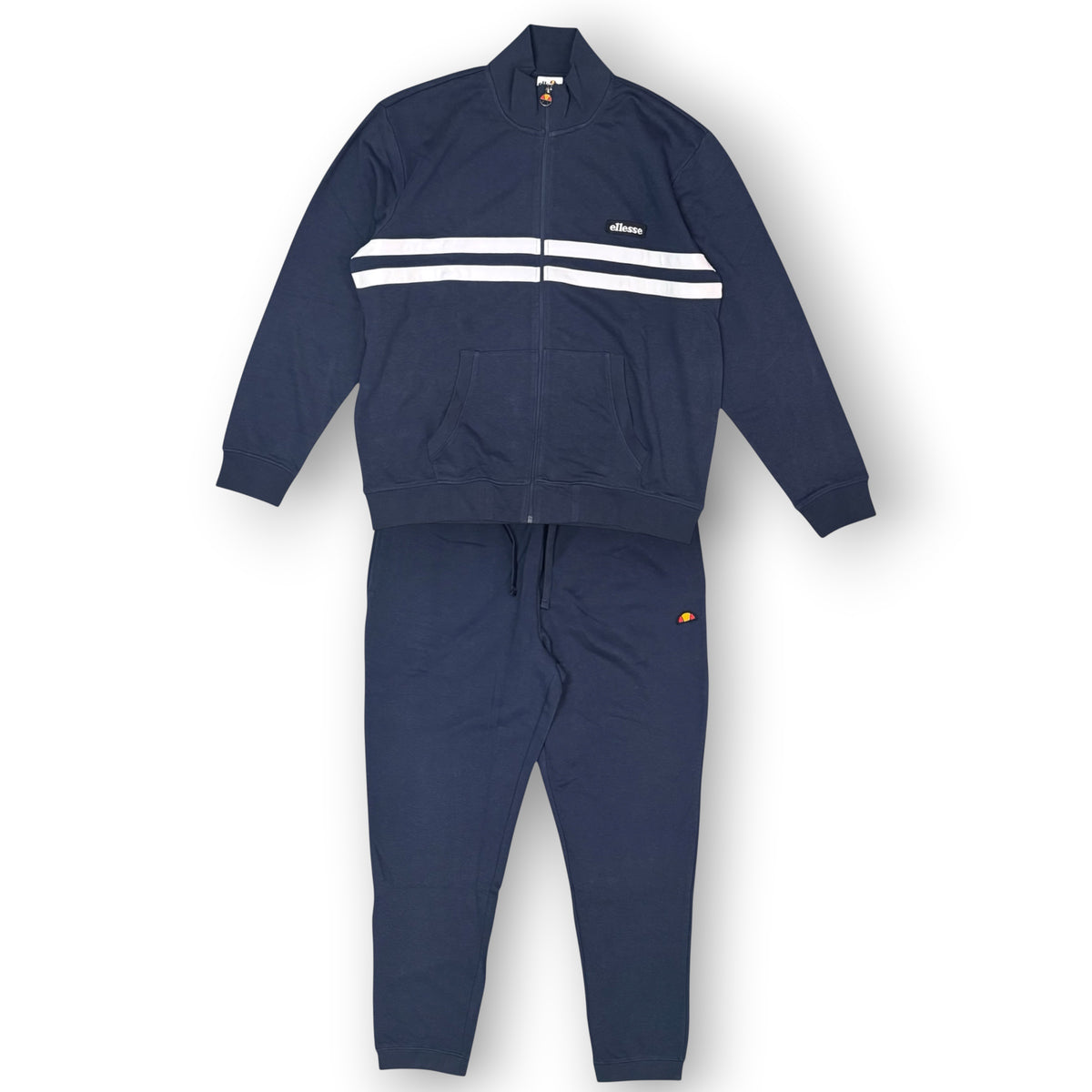 ELLESSE - Tuta Uomo, con colletto, Col.Blu