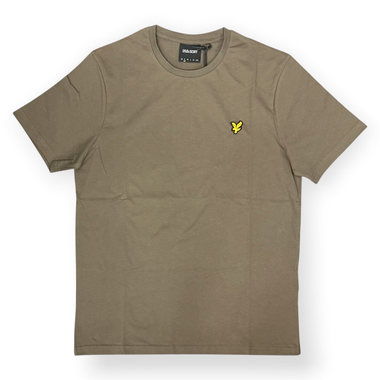 LYLE & SCOTT- T-Shirt Uomo Regular Fit, Col.Khaki Ash