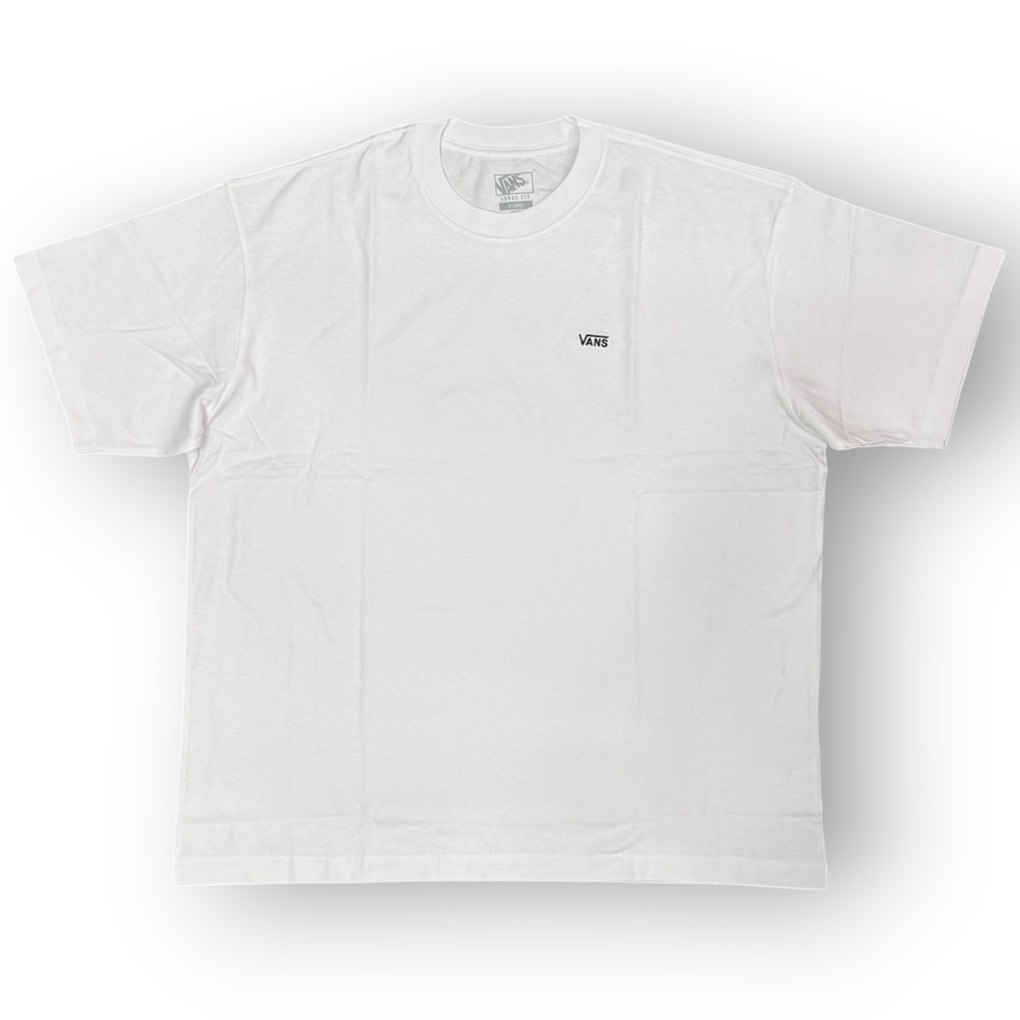 VANS- T-shirt Uomo, con logo ricamato lato cuore, LooseFit, col.Bianco