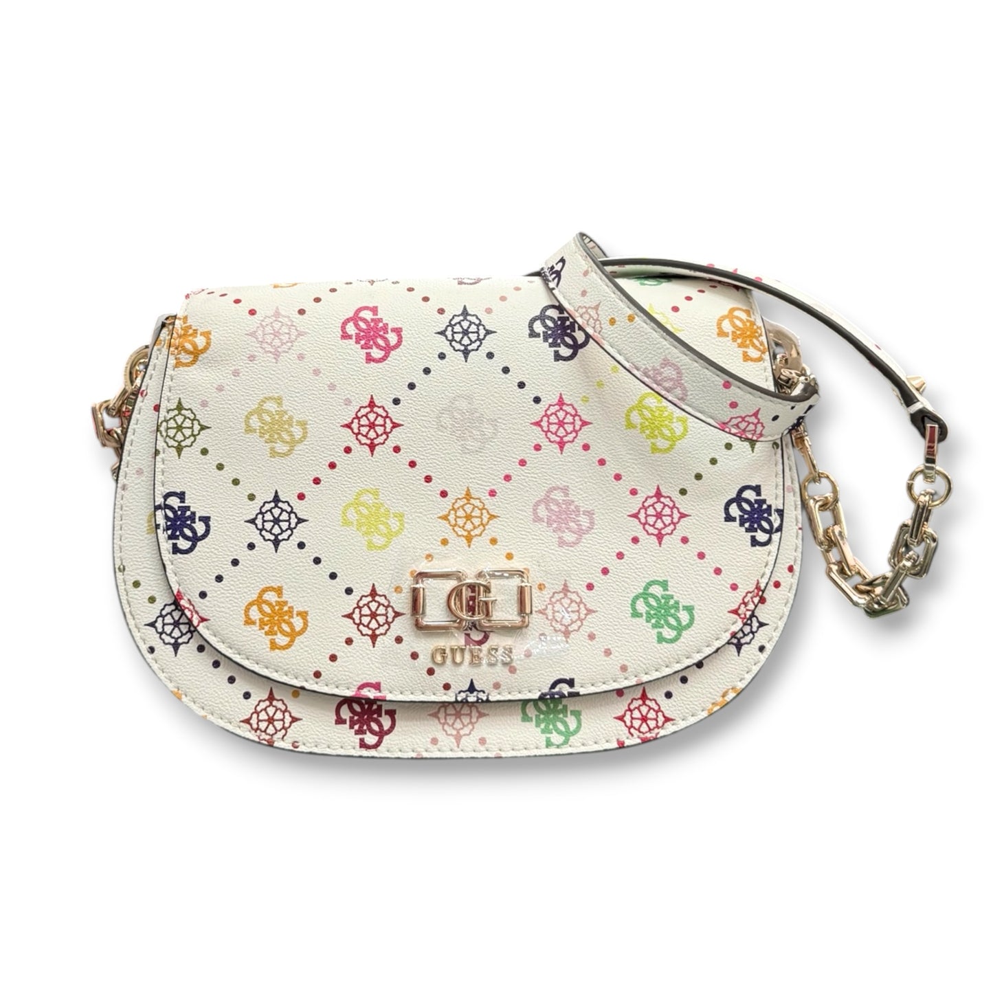 GUESS- Borsa Donna, Group:EMILIE LOGO, Col.MULTI LOGO