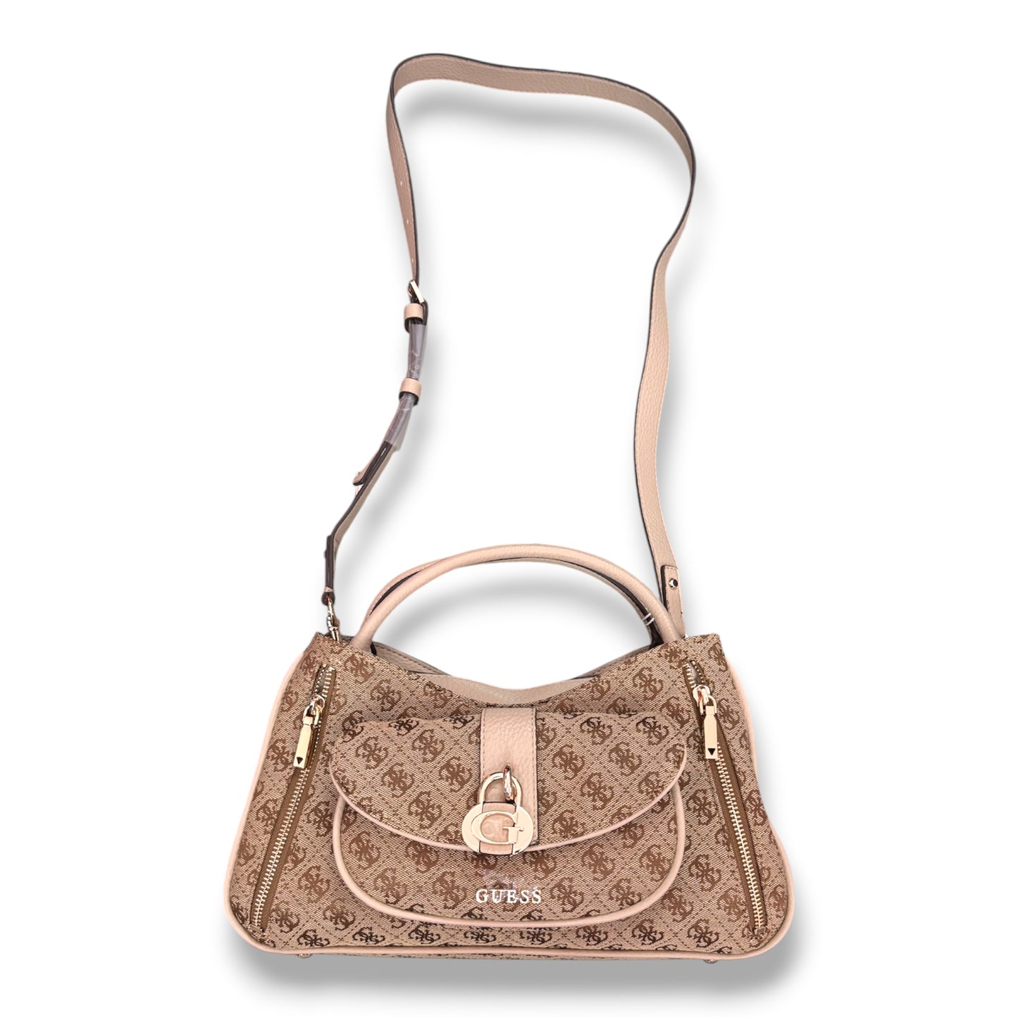 GUESS- Borsa Donna, Group:JESSA, Col.LATTE LOGO