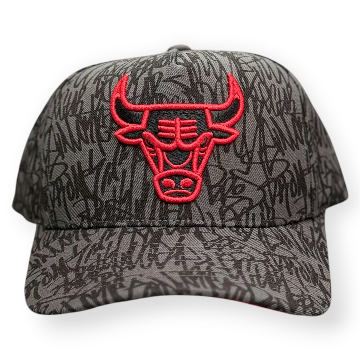 MITCHELL&NESS-Cappello CHICAGO BULLS, Grigio/Rosso