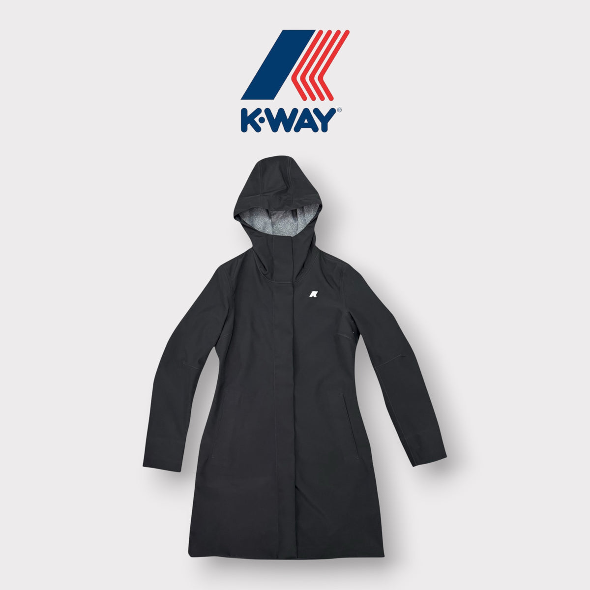 KWAY- Giubbotto Donna, mod.Stephy Bonded Jersey, col.Black Pure